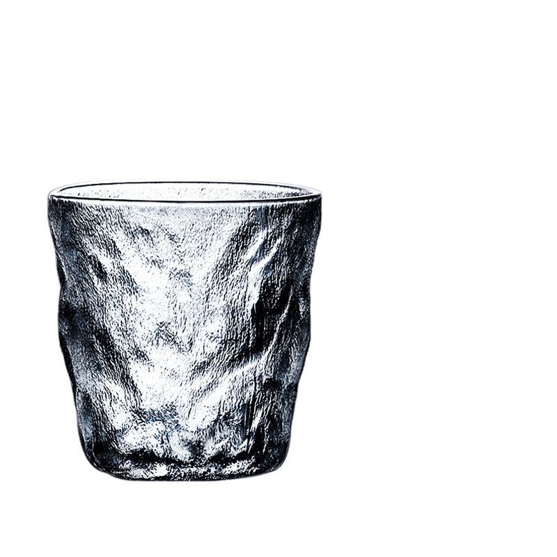 Joto Japanese Glass Household Water Cup Thickened Glacier Cup Whiskey Shot Glass Tea Cup Juice Milk Coffee Cup