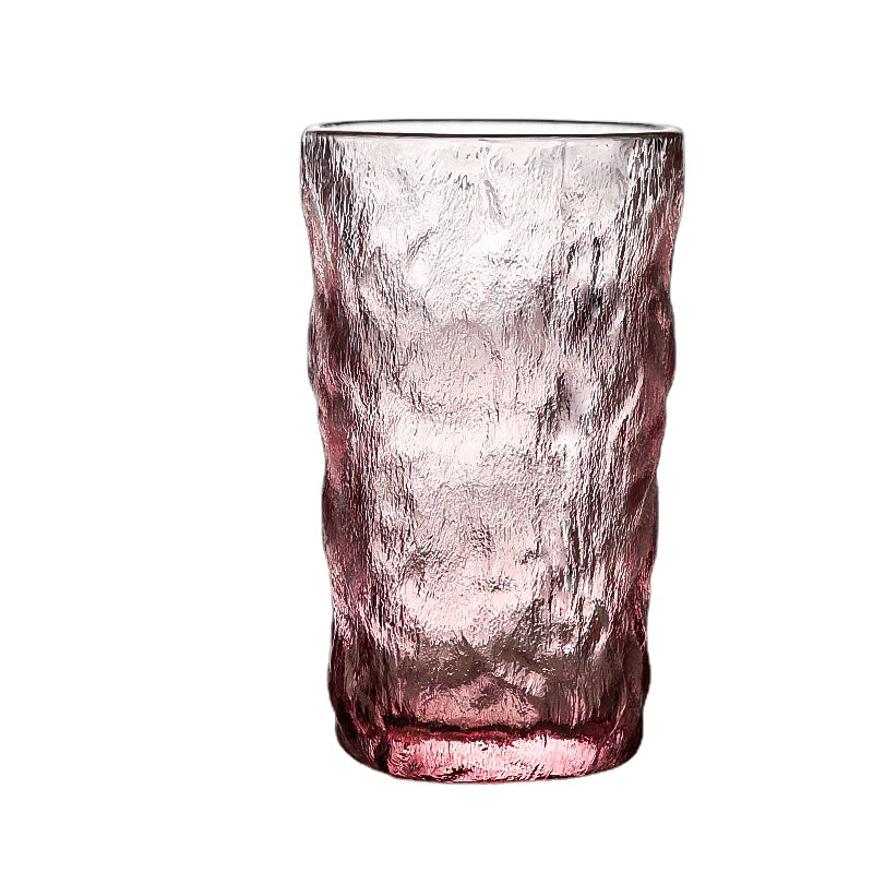 Joto Japanese Glass Household Water Cup Thickened Glacier Cup Whiskey Shot Glass Tea Cup Juice Milk Coffee Cup