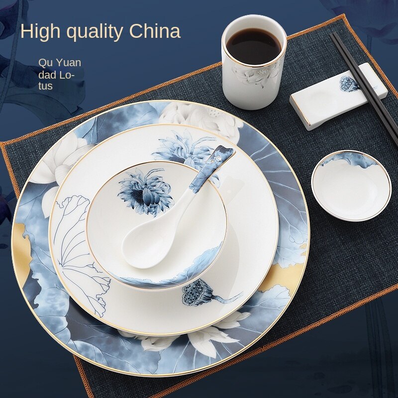 Western Food/Steak Dinner Plate Hotel Tableware Table Display Set New National Fashion Beautiful Dish Plate Cold Dish Swing Plate Decoration