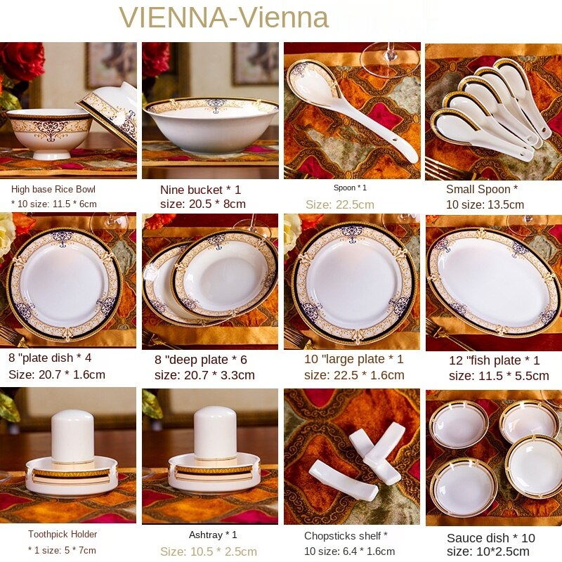 European-Style Modern Dish Set