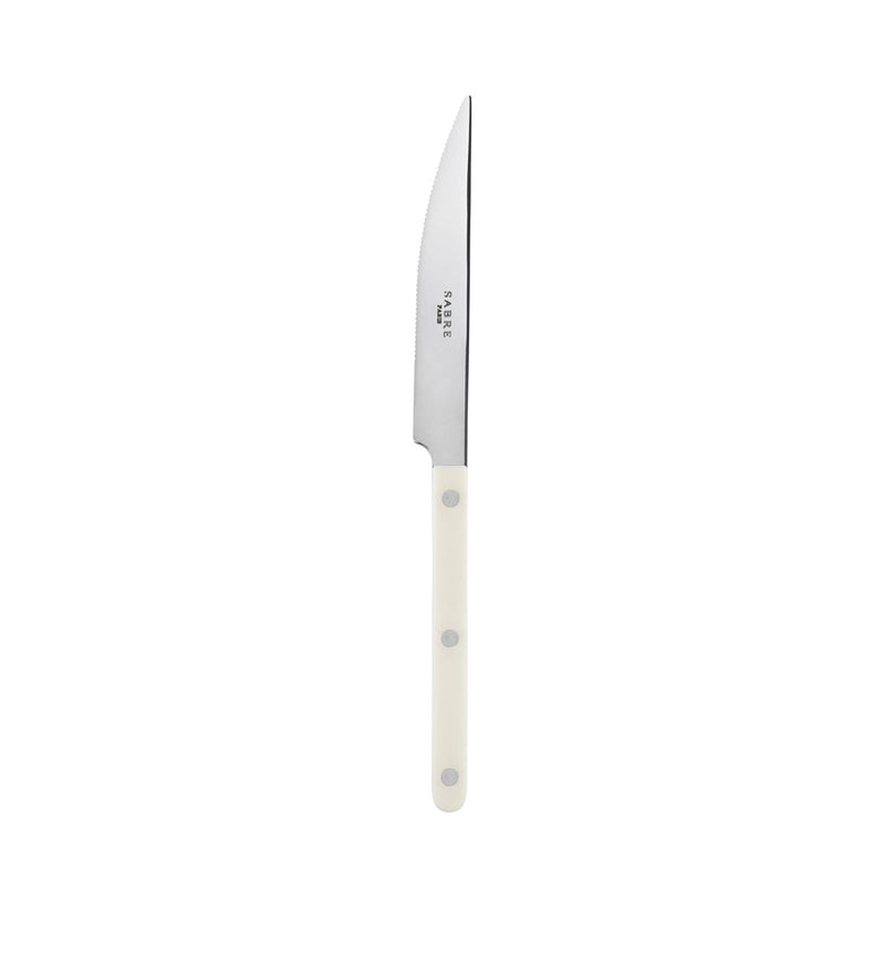 [Yuruui Designer] in Stock! Official Authorization! French Sabre Paris Milky White Knife and Fork Tableware