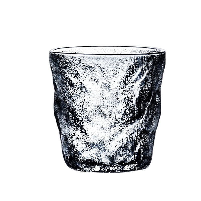 Joto Japanese Glass Household Water Cup Thickened Glacier Cup Whiskey Shot Glass Tea Cup Juice Milk Coffee Cup