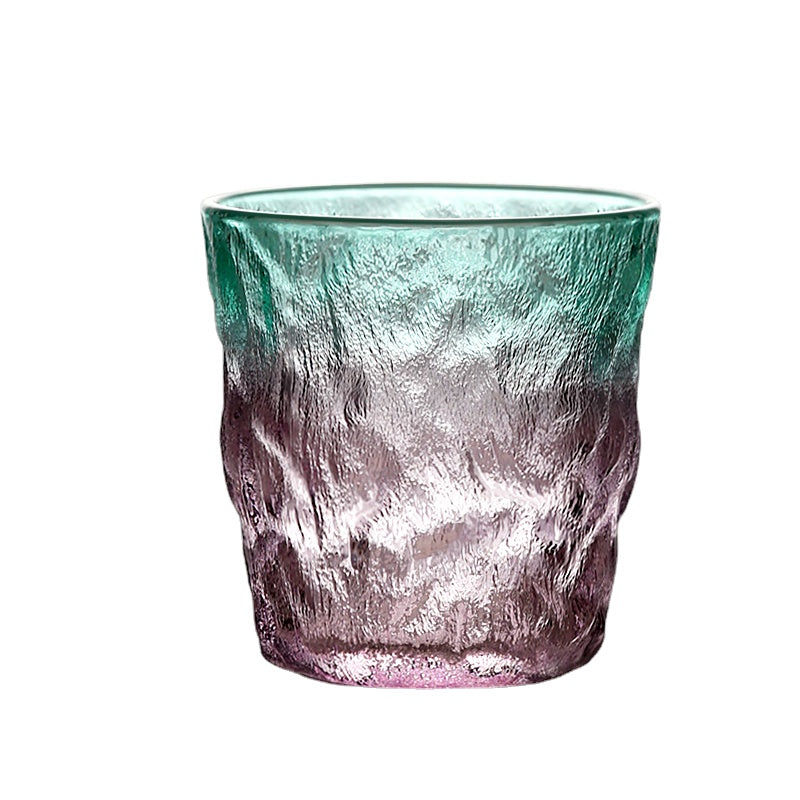 Joto Japanese Glass Household Water Cup Thickened Glacier Cup Whiskey Shot Glass Tea Cup Juice Milk Coffee Cup