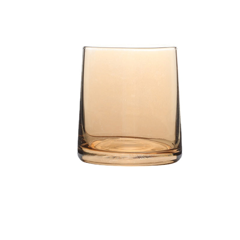 Wuxin Transparent Glass Household Transparent Simple Drinking Cup Wine Glass Liquor Cup Office Personal Dedicated