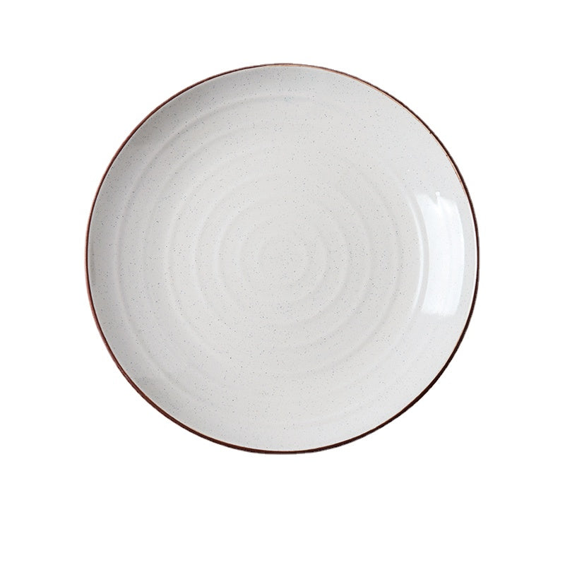 Slightly Flaw American Ceramic Tableware Light Luxury Bowl Plate Bowl Plate Rice Bowl Plate Nice Dinner Plate Household Single Weston